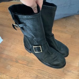 Jimmy Choo black ankle boots